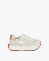 Platform Sneakers with Metallic Studs